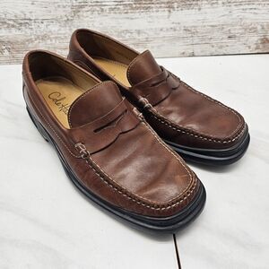 Cole Haan Air Penny Loafers Mens Sz 9M Brown Leather Dress Shoes C02961